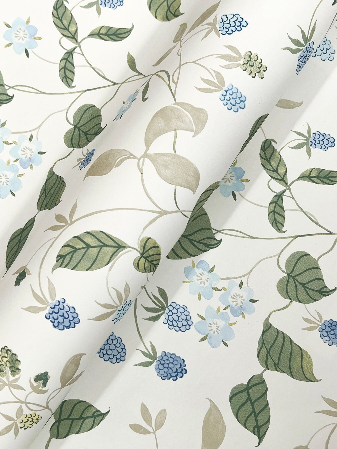 mercy-white-berry-vines-wallpaper-york-wallcoverings-4199-83715 - York Wallcoverings Wallpaper