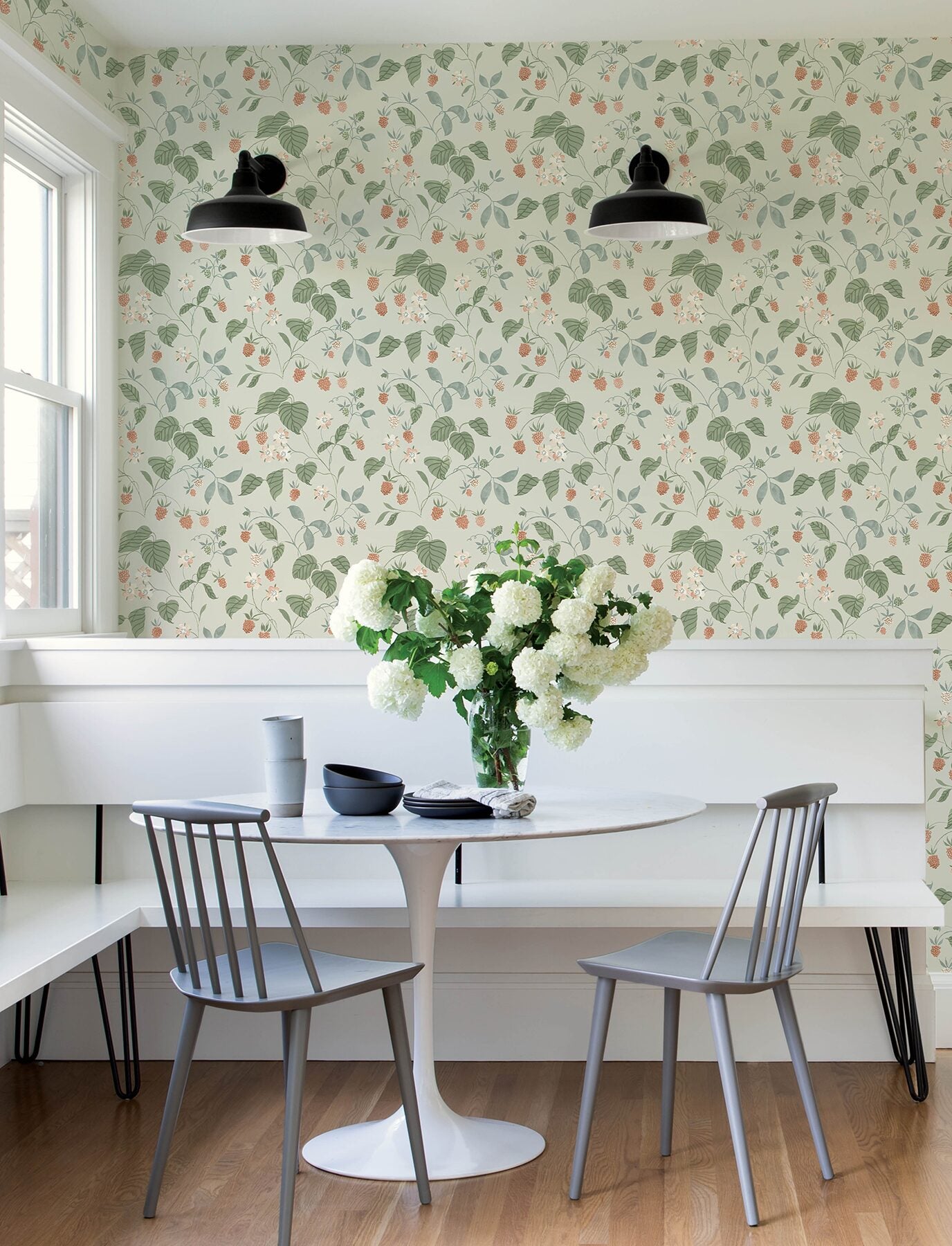 mercy-aqua-berry-vines-wallpaper-york-wallcoverings-4199-83716 - York Wallcoverings Wallpaper