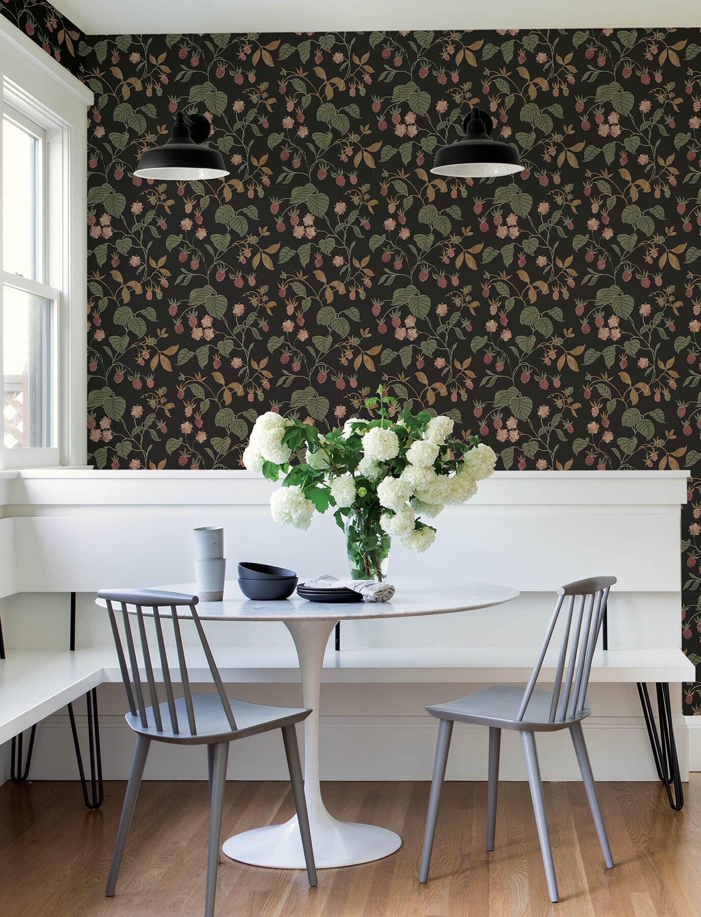 mercy-black-berry-vines-wallpaper-york-wallcoverings-4199-83718 - York Wallcoverings Wallpaper
