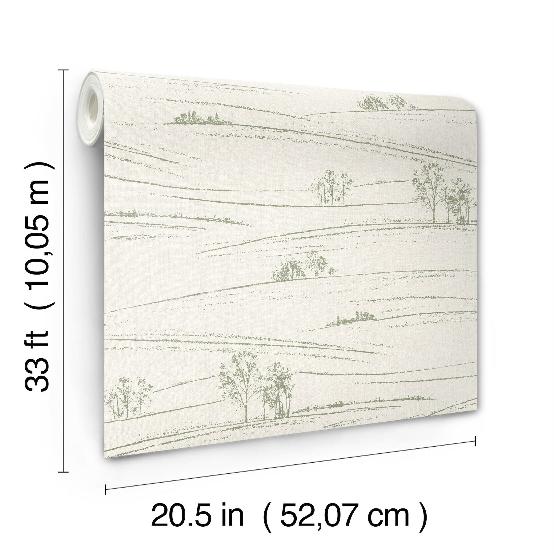 isaac-green-rolling-hills-wallpaper-york-wallcoverings-4199-83727 - York Wallcoverings Wallpaper