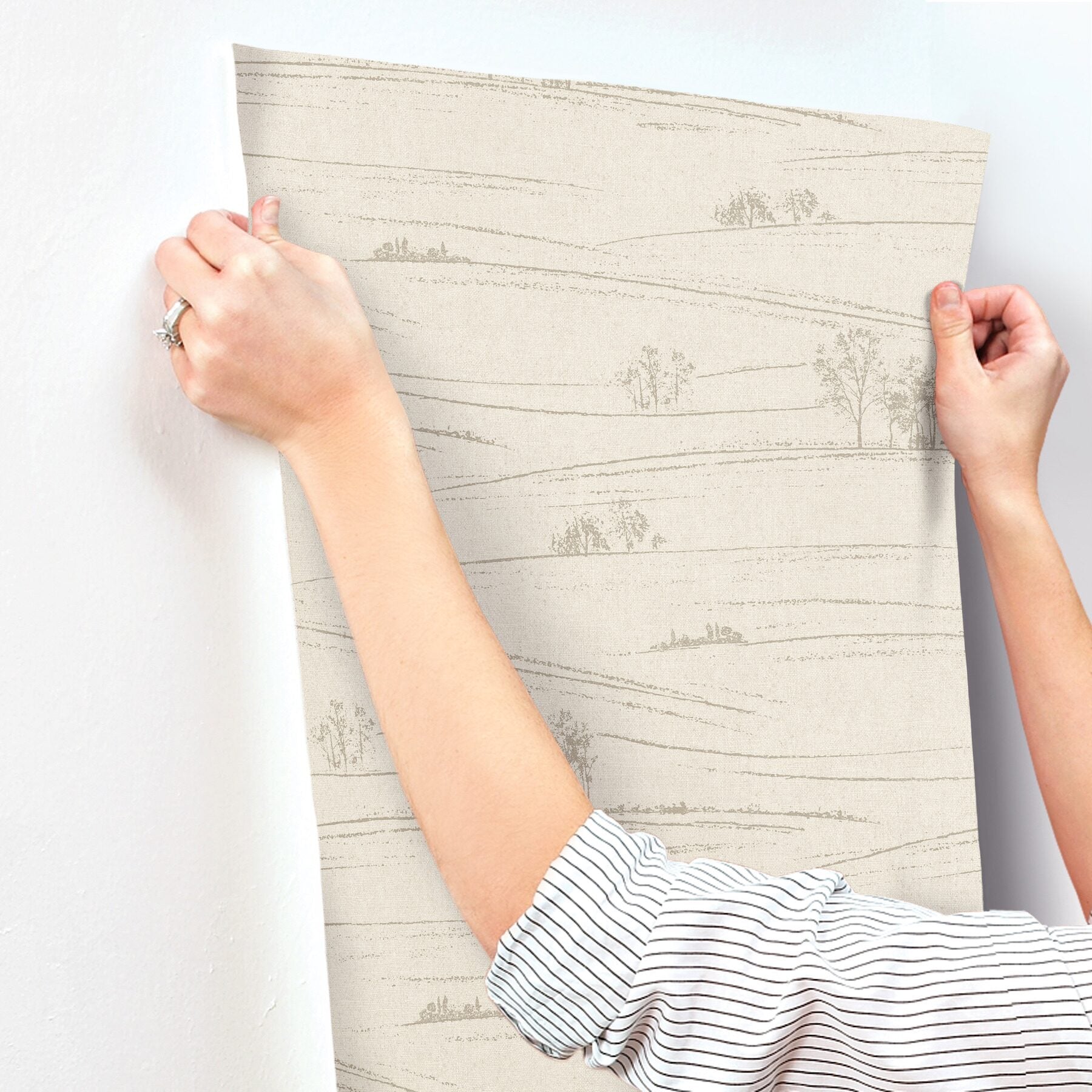 isaac-taupe-rolling-hills-wallpaper-york-wallcoverings-4199-83729 - York Wallcoverings Wallpaper