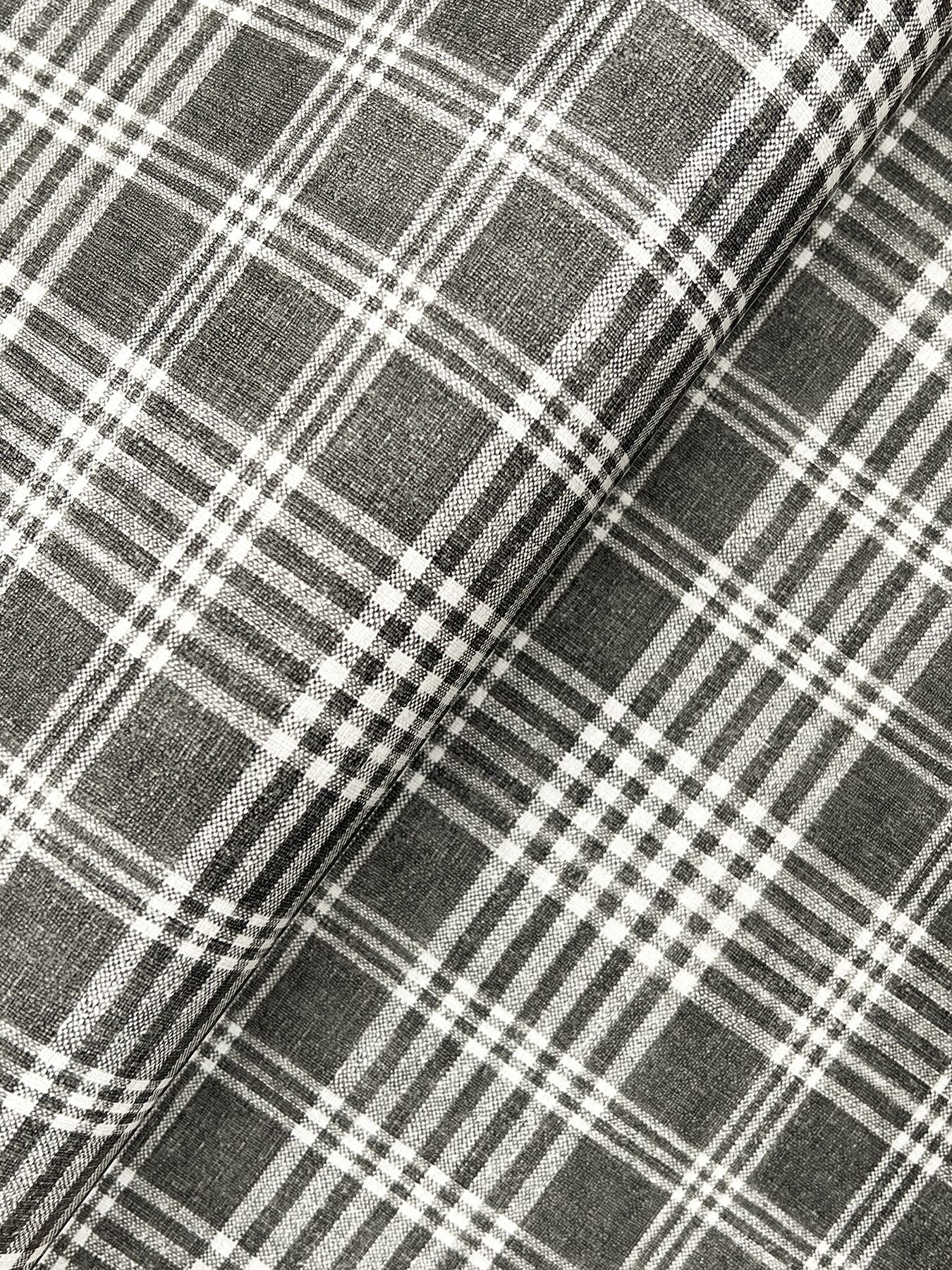 perry-black-plaid-wallpaper-york-wallcoverings-4199-83734 - York Wallcoverings Wallpaper