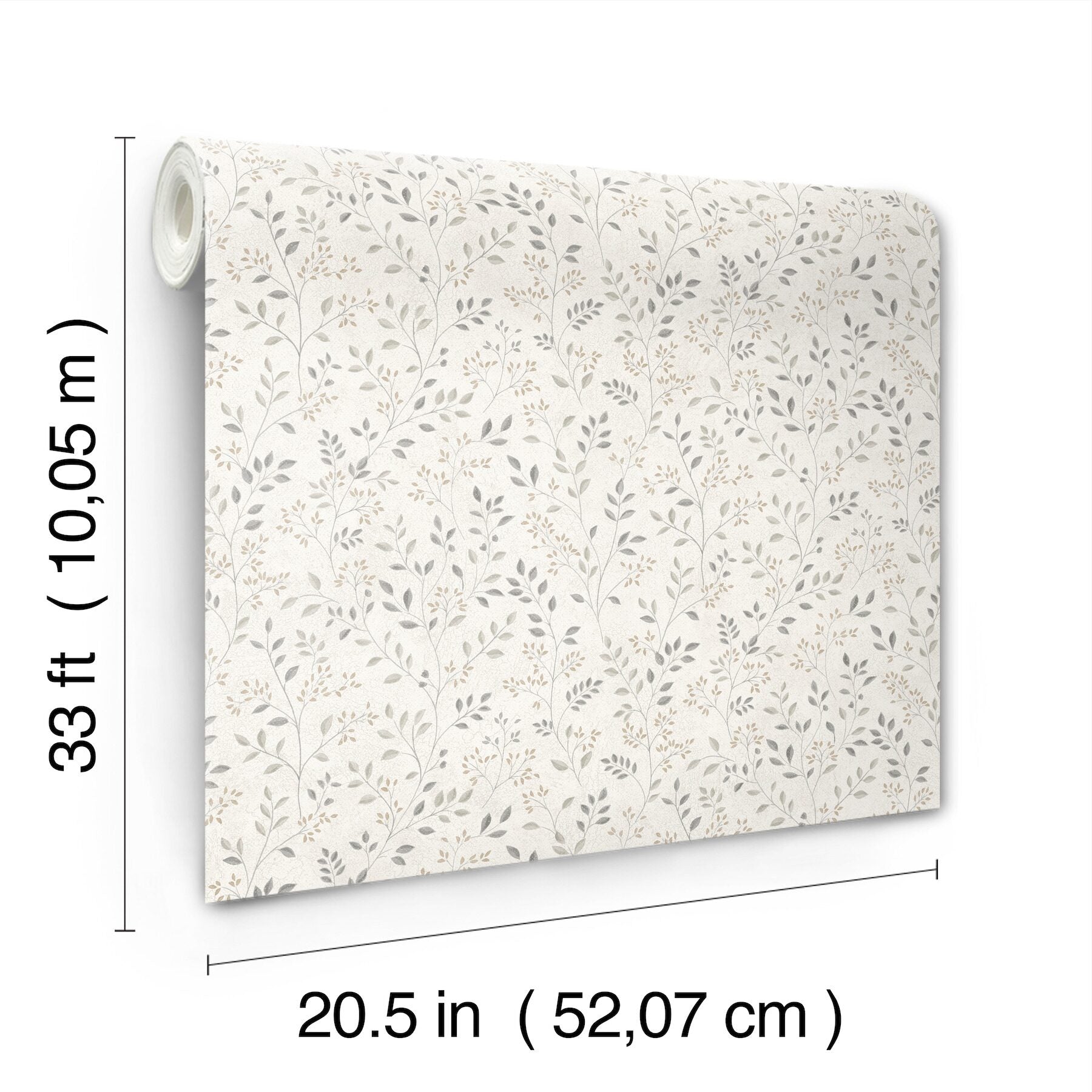 galena-grey-botanical-trail-wallpaper-york-wallcoverings-4199-83739 - York Wallcoverings Wallpaper