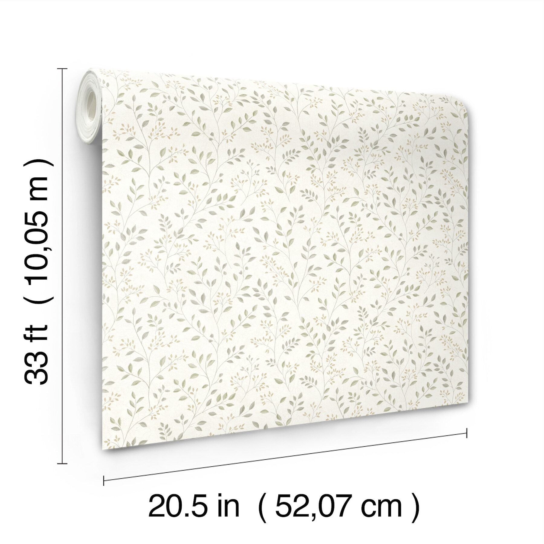 galena-green-botanical-trail-wallpaper-york-wallcoverings-4199-83741 - York Wallcoverings Wallpaper