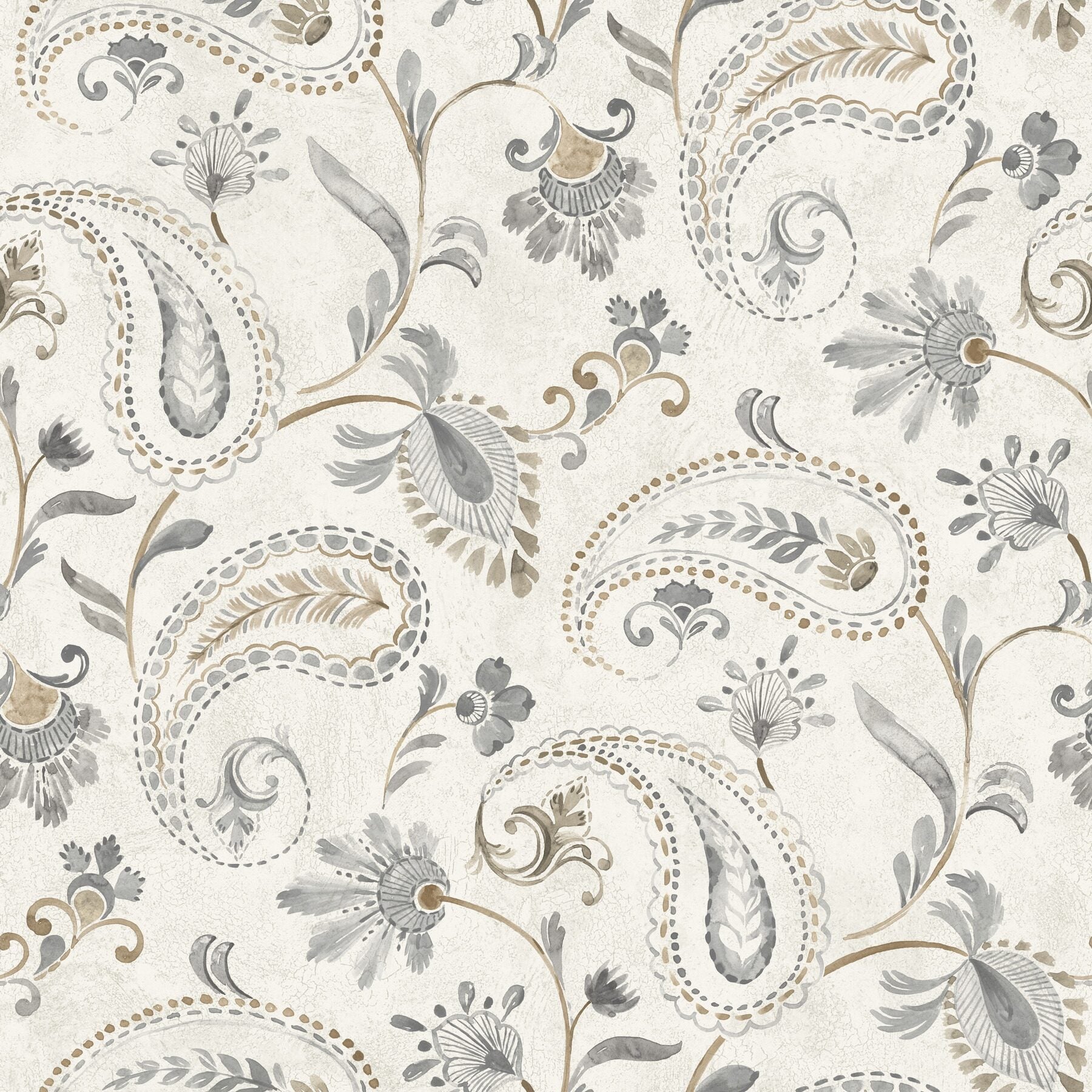 darlene-slate-jacobean-wallpaper-york-wallcoverings-4199-83745 - York Wallcoverings Wallpaper
