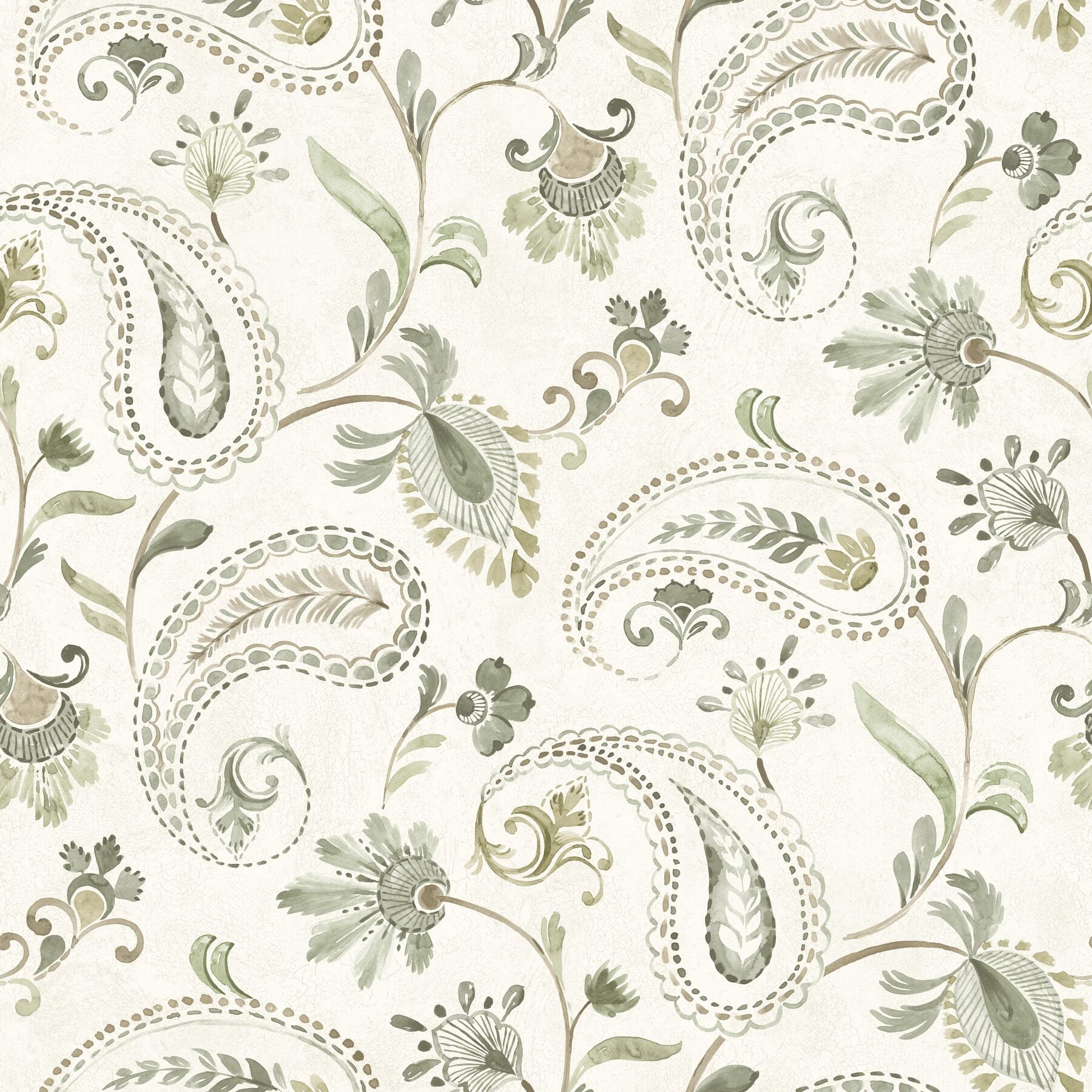 darlene-green-jacobean-wallpaper-york-wallcoverings-4199-83747 - York Wallcoverings Wallpaper