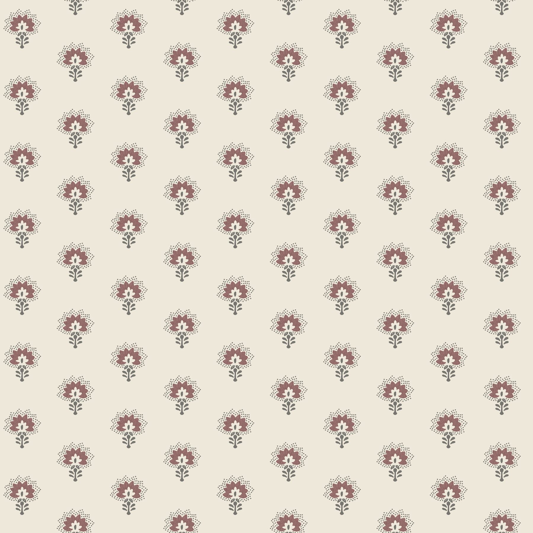 hilda-burgundy-floral-medallion-wallpaper-york-wallcoverings-4199-83753 - York Wallcoverings Wallpaper