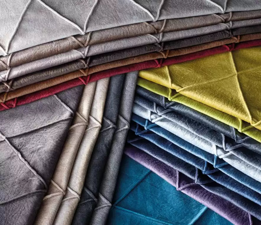 Caresse Diamond Charcoal - Osborne & Little - F7141-11 Fabric