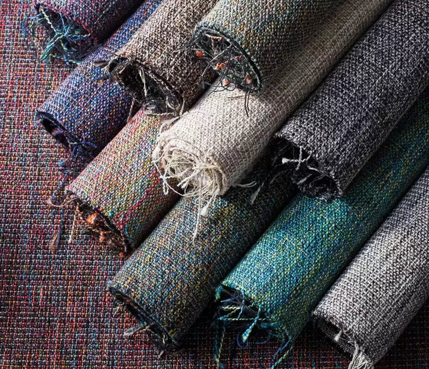 Anglesey Milford Cacao/Teal/Mustard - Osborne & Little - F7082-07 -Fabric
