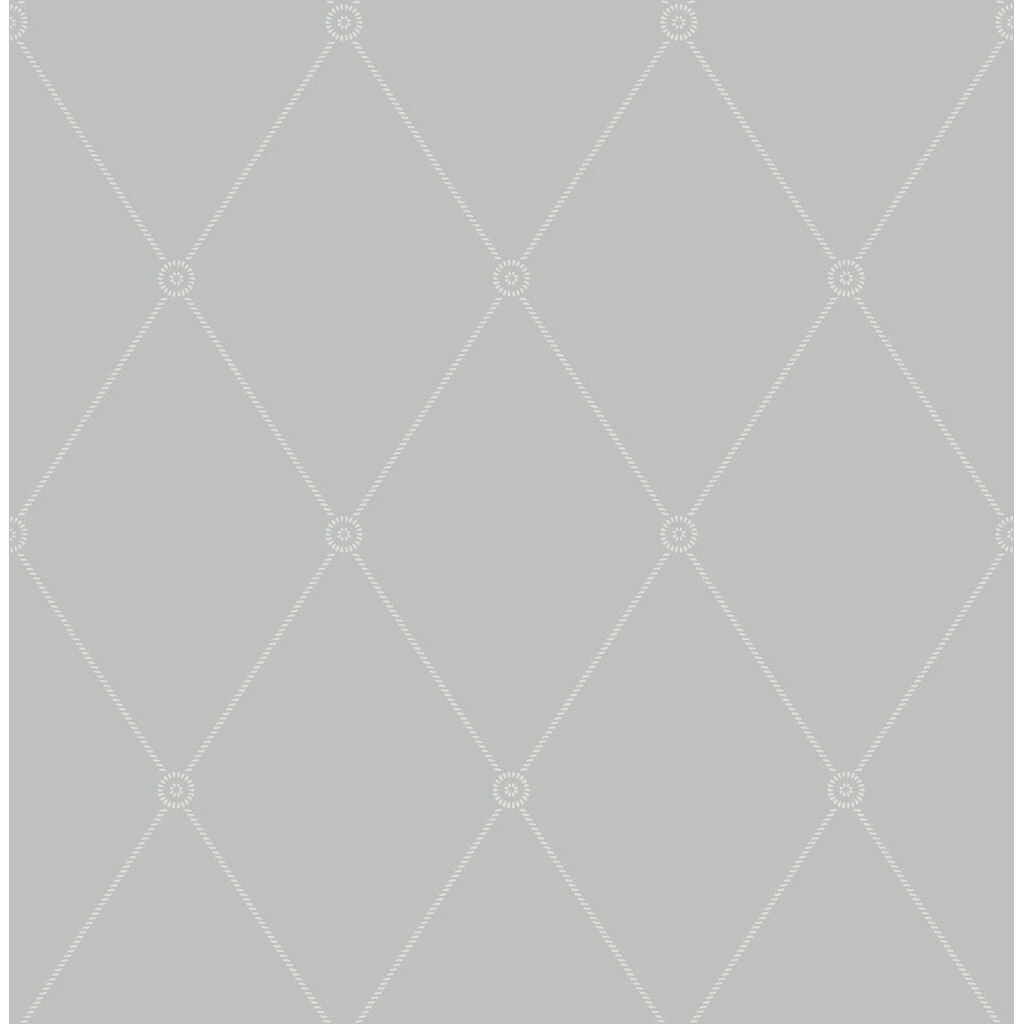 Large Georgian Rope Trellis - Grey - Cole & Son Wallpaper