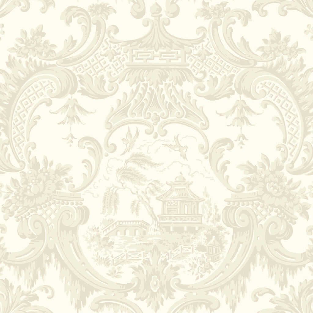 Chippendale China - Ivory - COLE & SON Wallpaper