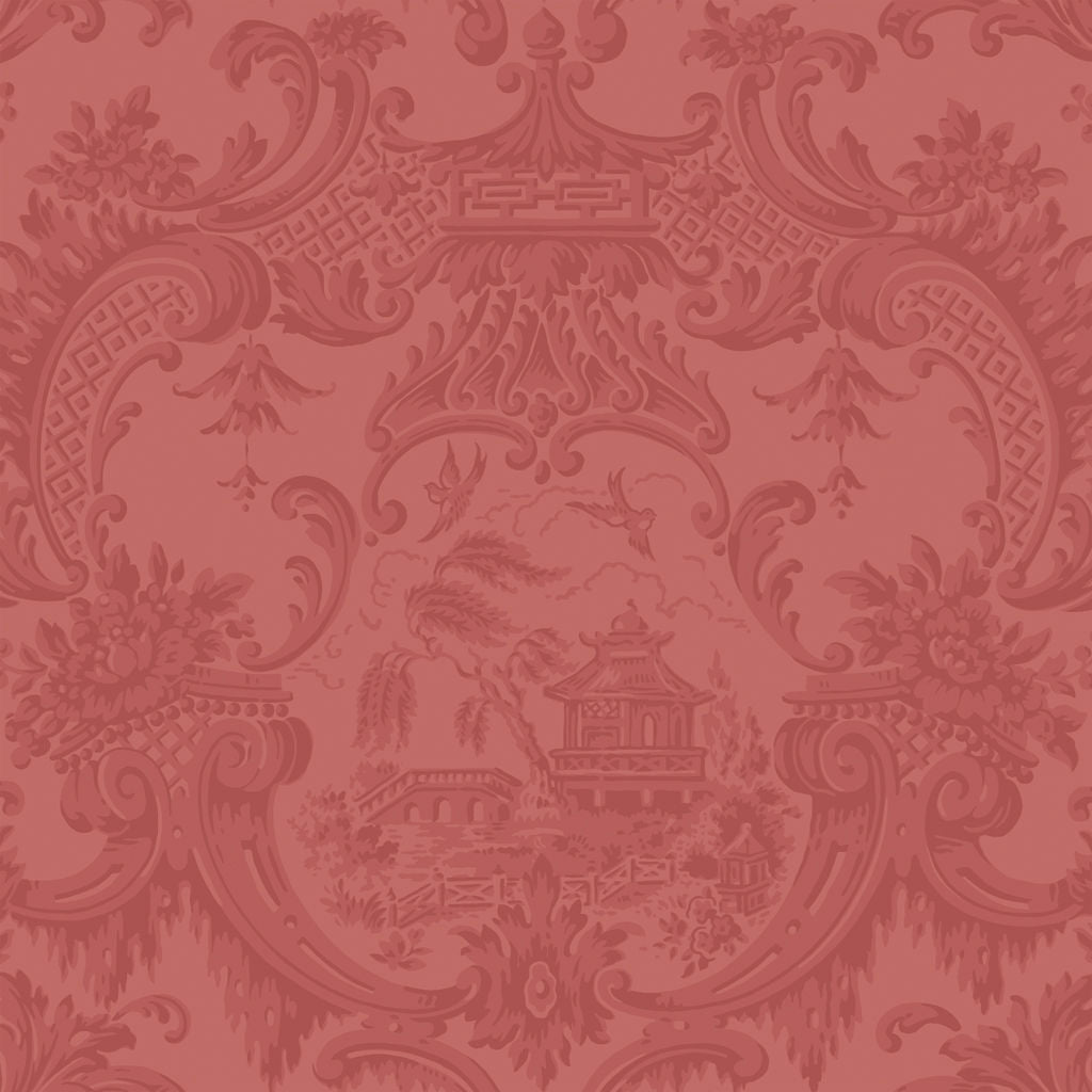 Chippendale China - Red