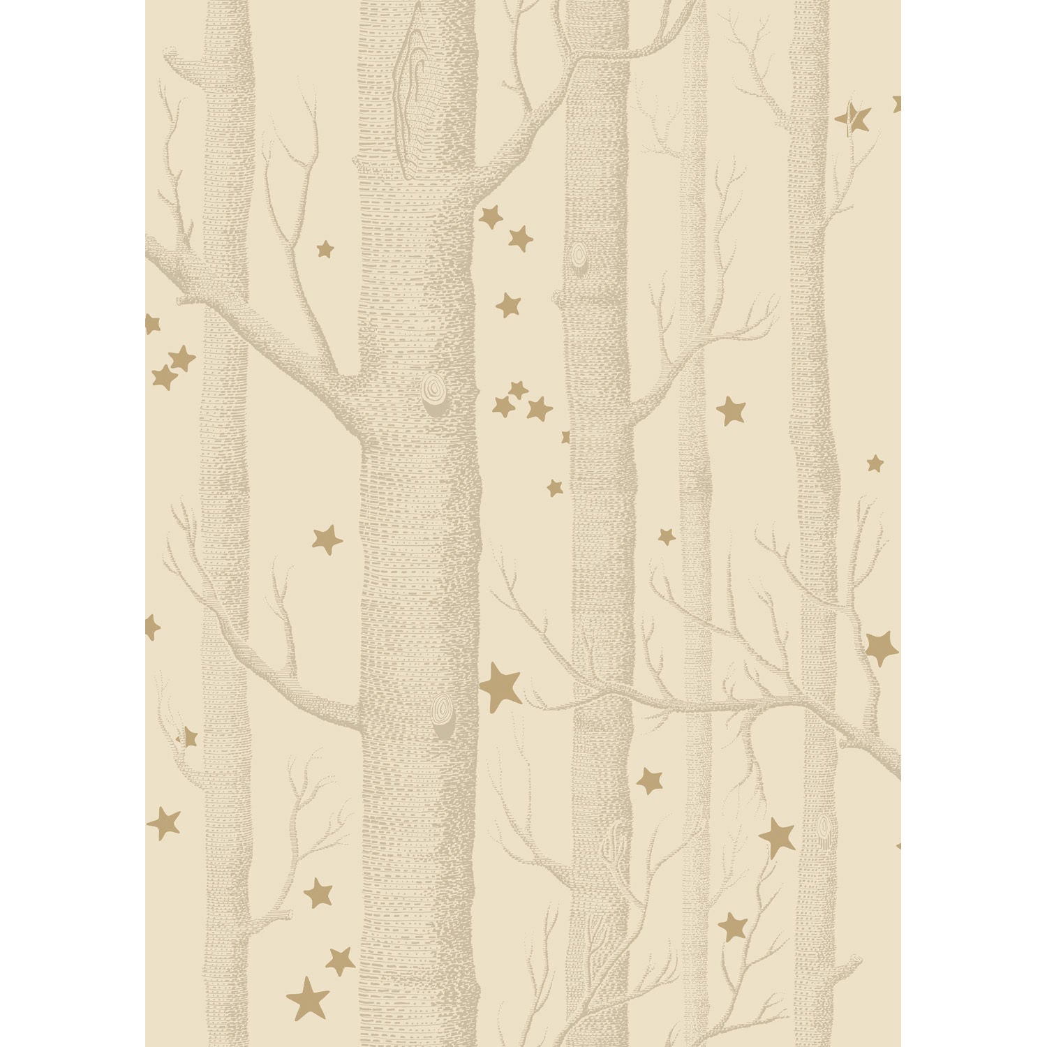 Woods & Stars - Buff/Gold - Cole & Son Wallpaper