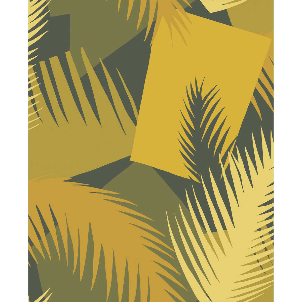 Deco Palm - Yellow - COLE & SON Wallpaper
