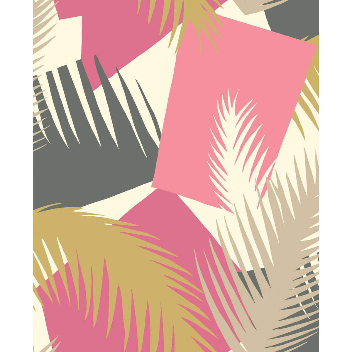 Deco Palm - Pink - COLE & SON Wallpaper