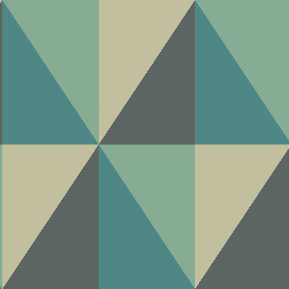 Apex Grand - Teal - COLE & SON Wallpaper