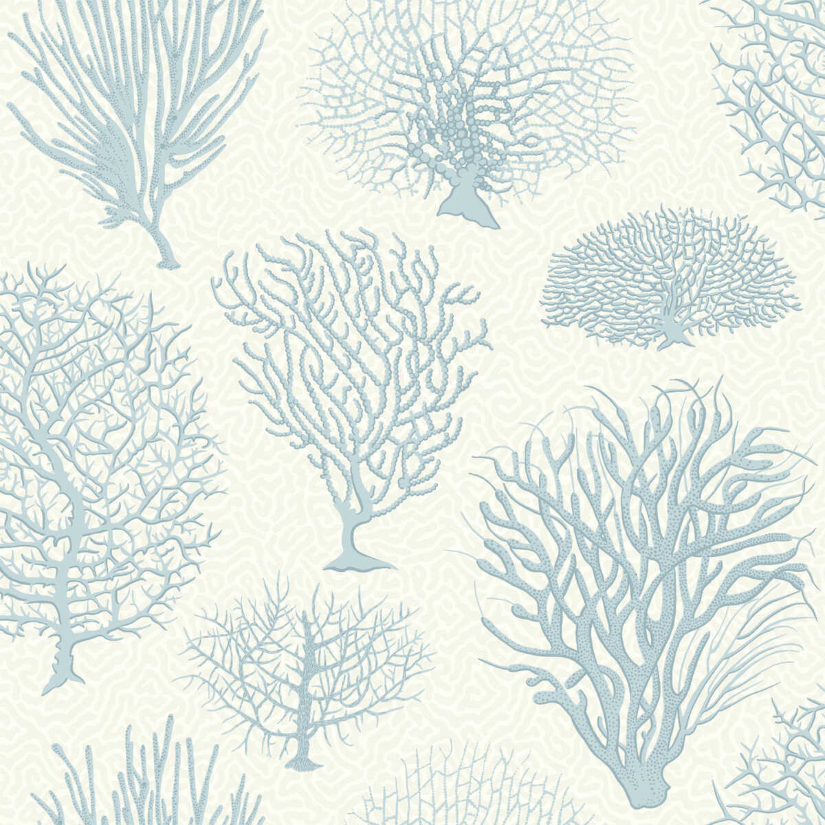 Seafern - Blue - COLE & SON Wallpaper