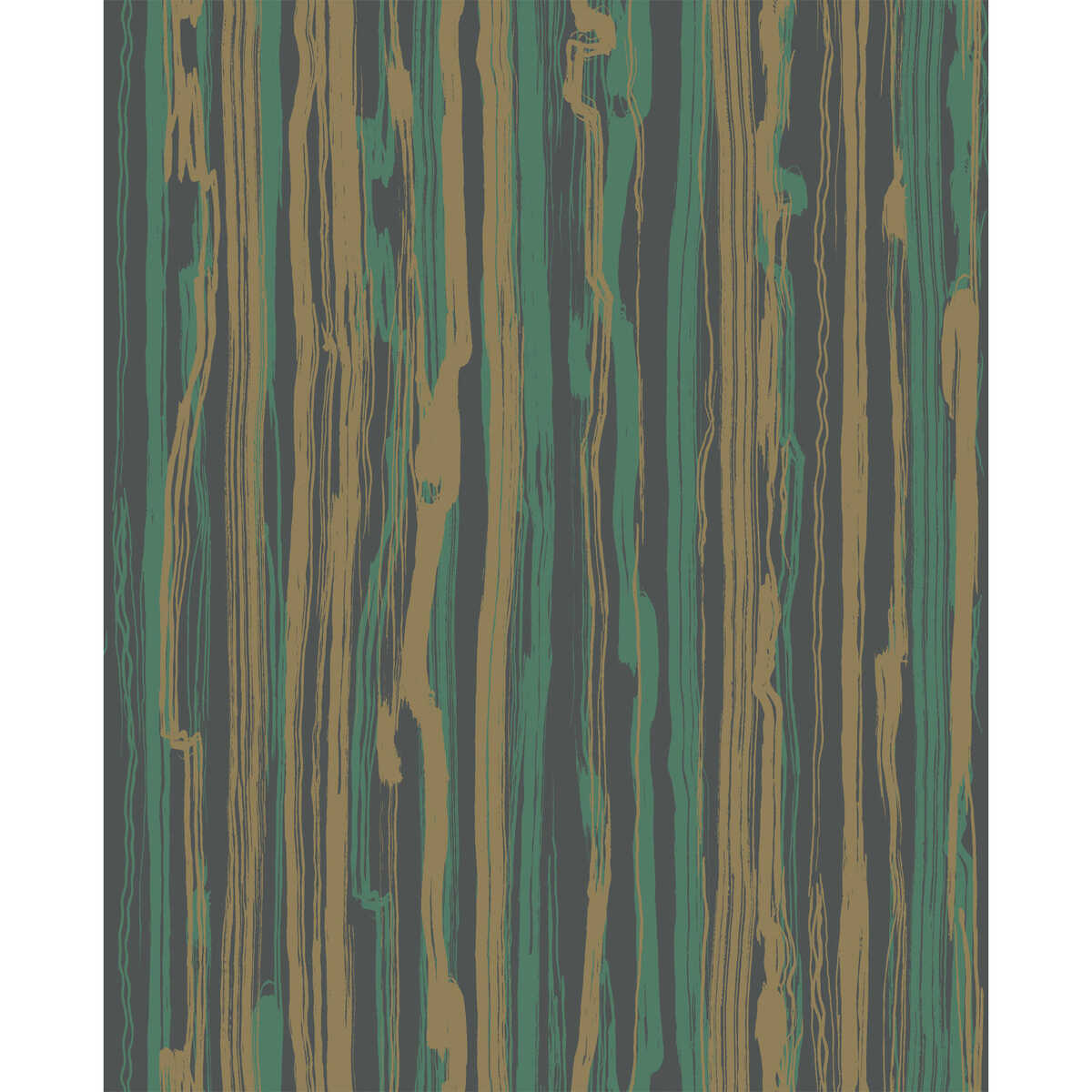Strand - Teal & Gold - COLE & SON Wallpaper