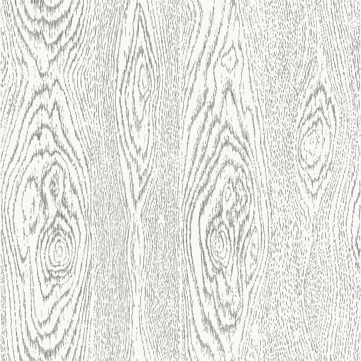 Wood Grain - Black And White - COLE & SON Wallpaper