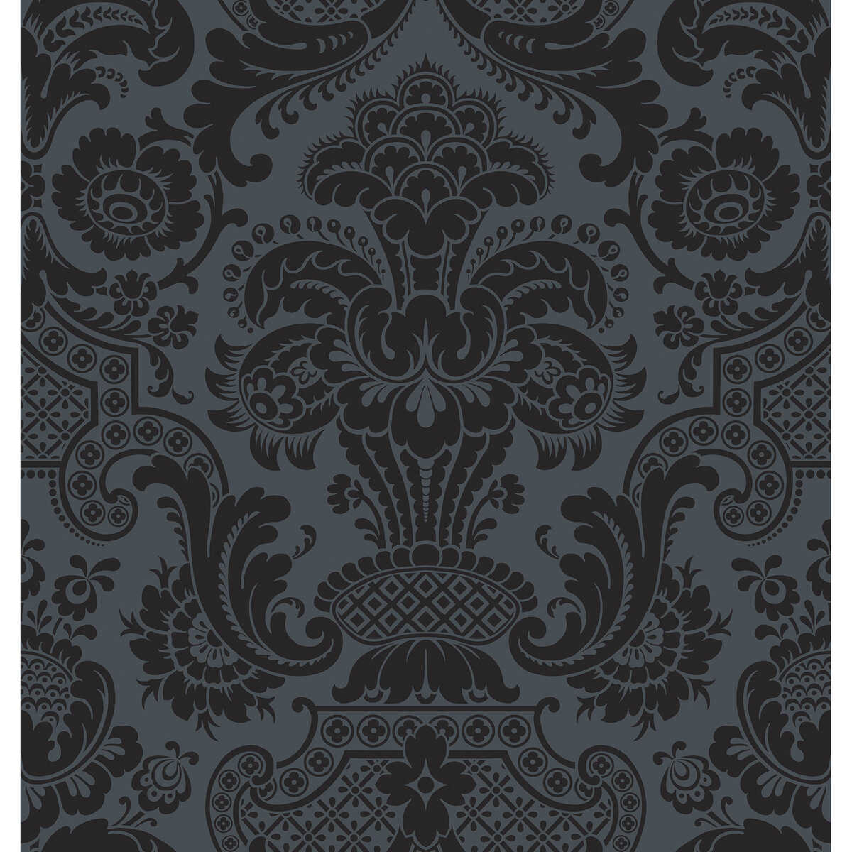 Petrouchka - Charcoal - COLE & SON Wallpaper
