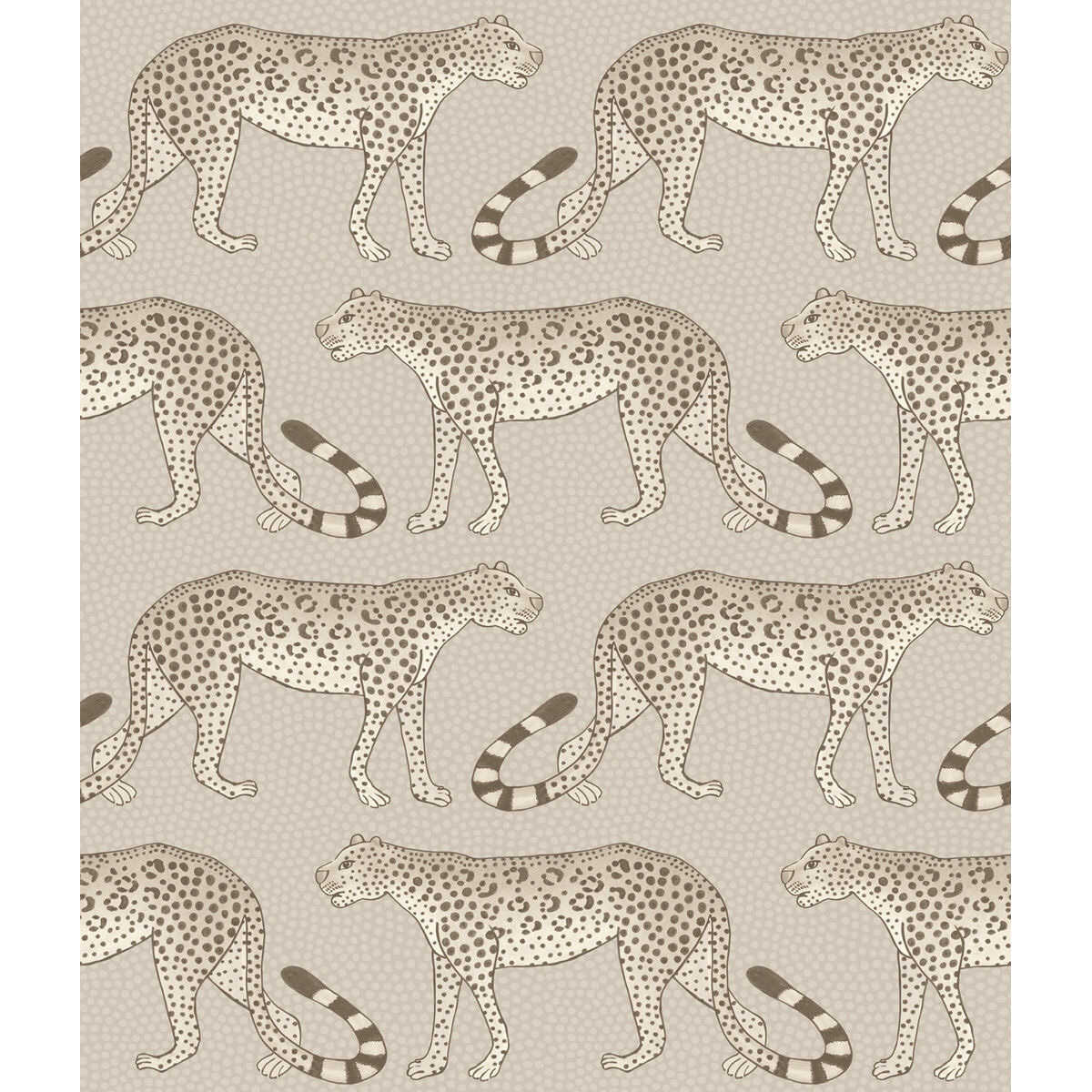 Leopard Walk - Stone - COLE & SON Wallpaper