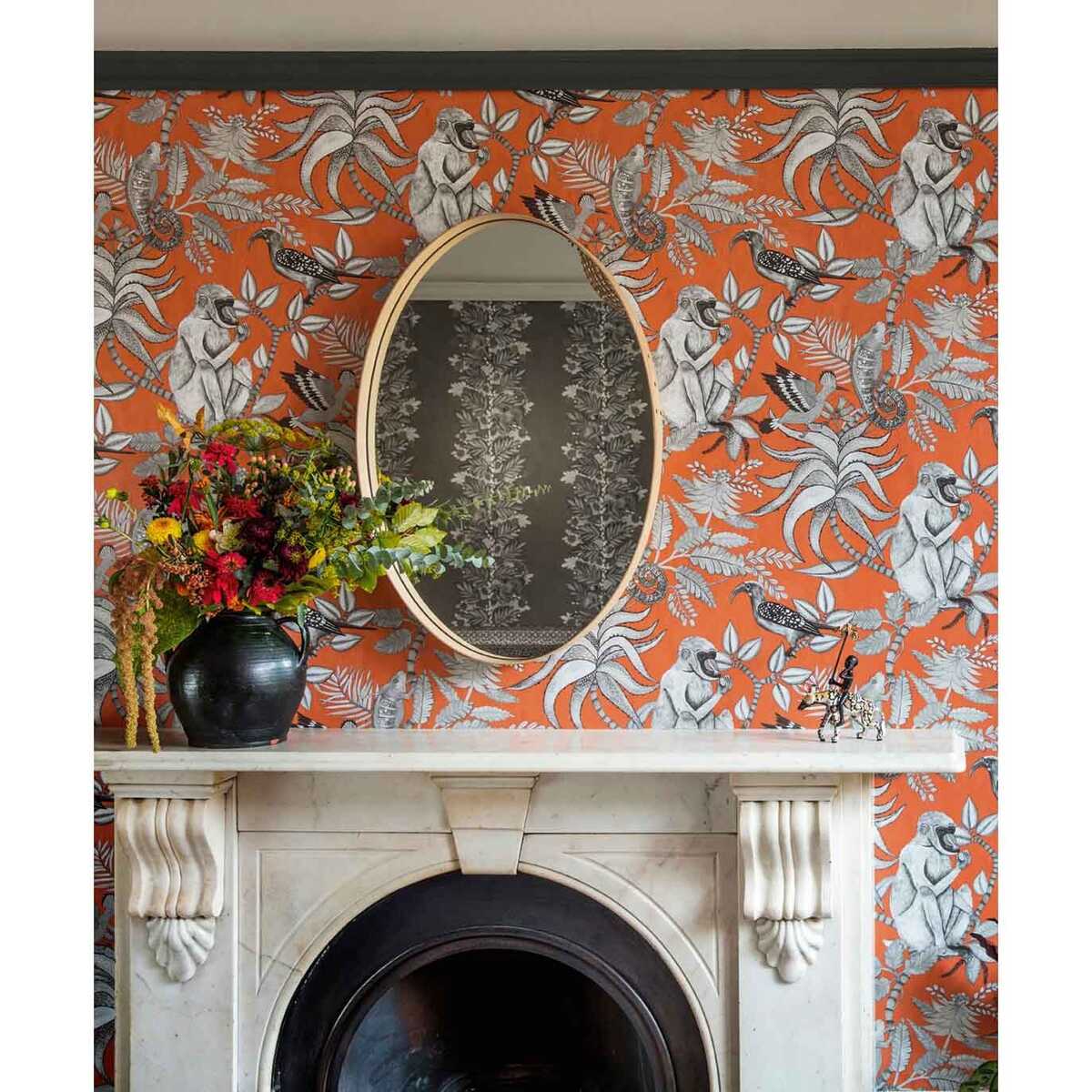 Savuti - Orange - COLE & SON Wallpaper