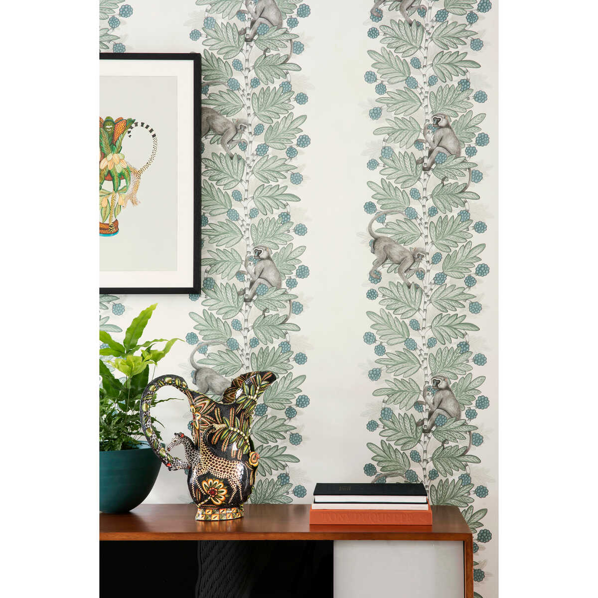 Acacia - Grey & White - COLE & SON Wallpaper