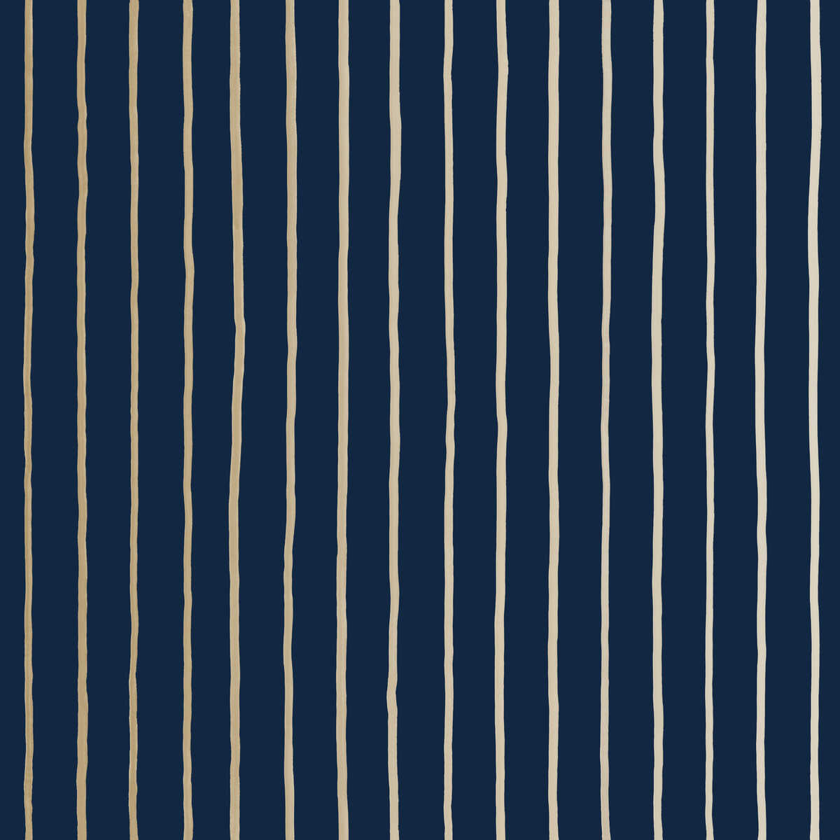 College Stripe - Ink - COLE & SON Wallpaper