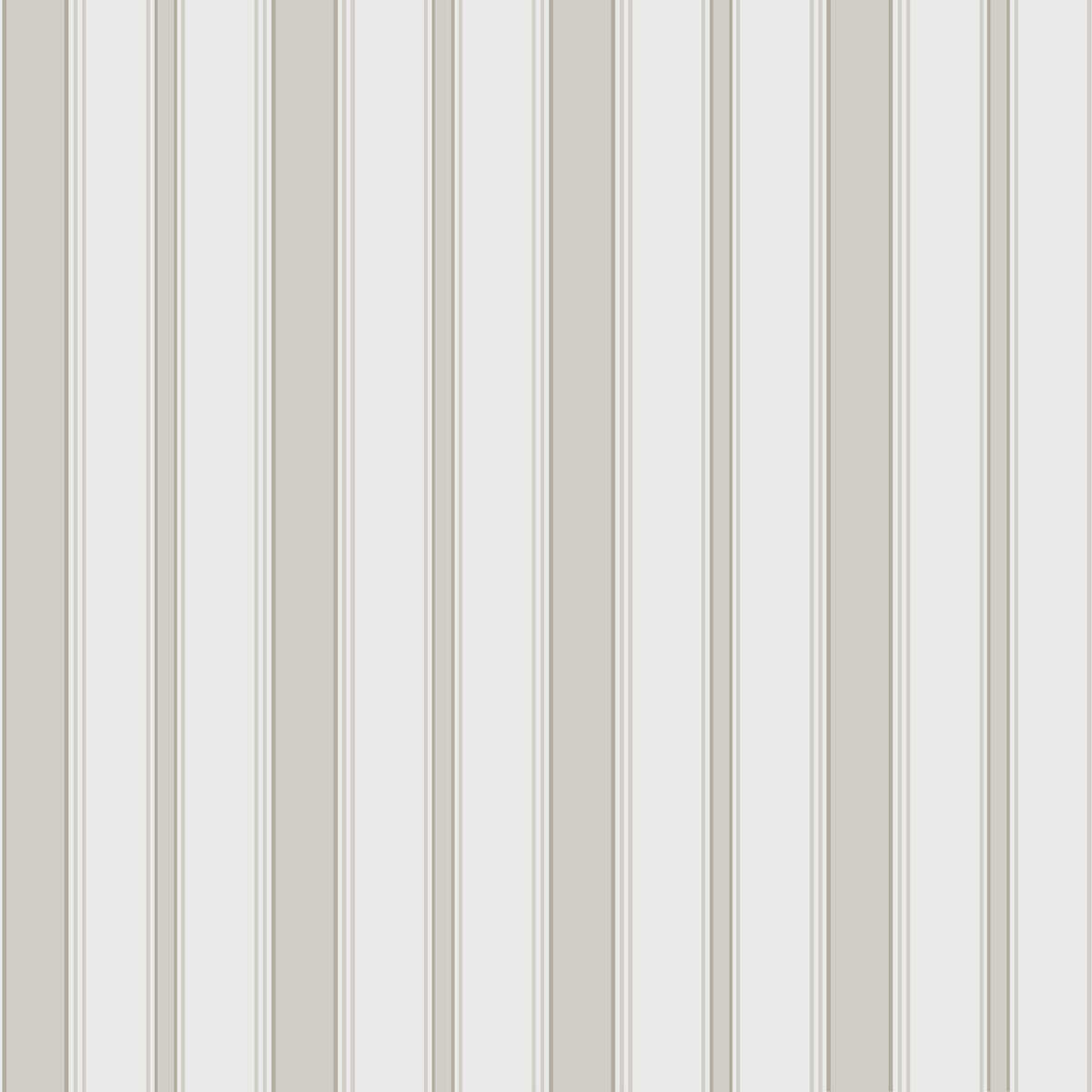 Cambridge Stripe - Stone/White - Cole & Son Wallpaper