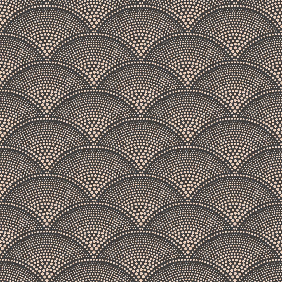 Feather Fan - Charcoal/Bronze - Cole & Son Wallpaper