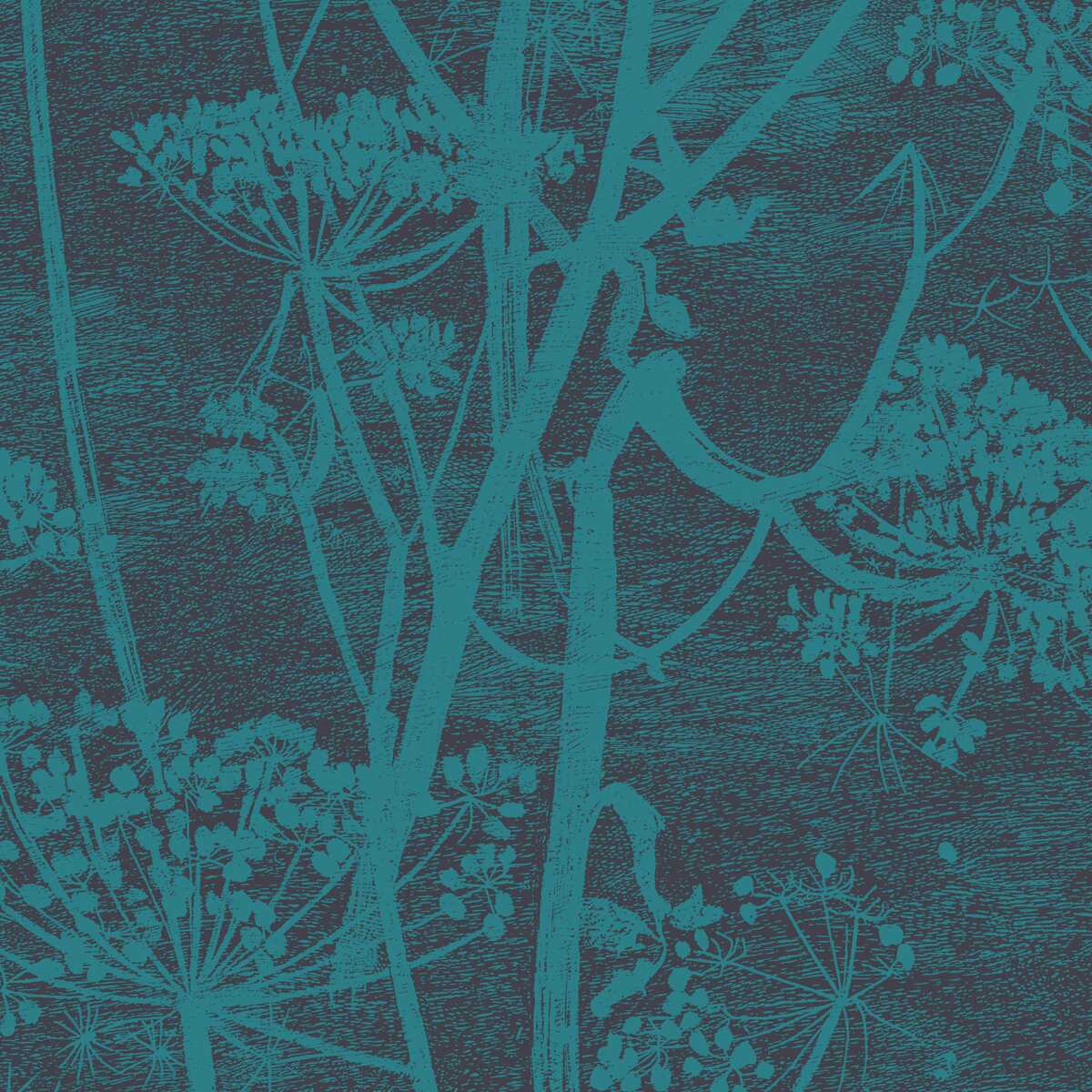 Cow Parsley - Teal - COLE & SON Wallpaper