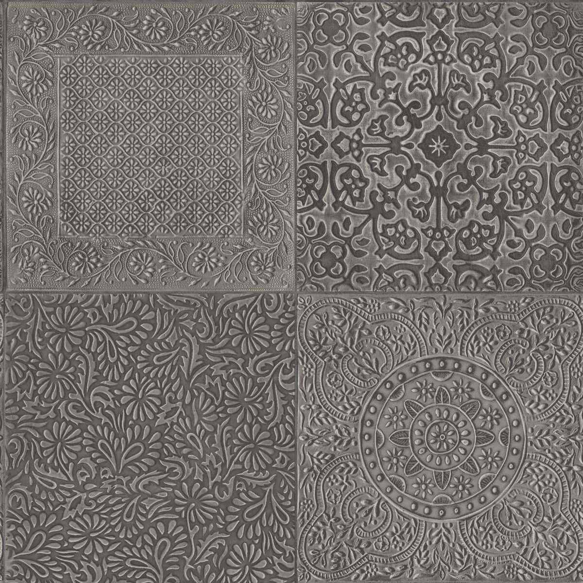 Bazaar - Pewter - COLE & SON Wallpaper