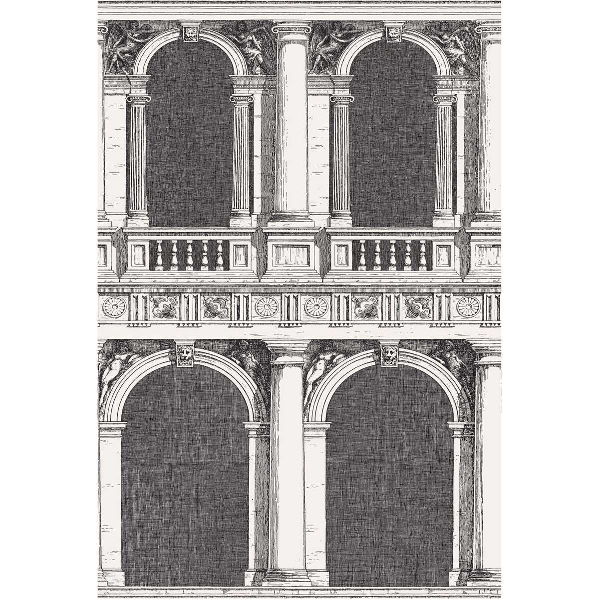 Procuratie - Black/White - Cole & Son Wallpaper
