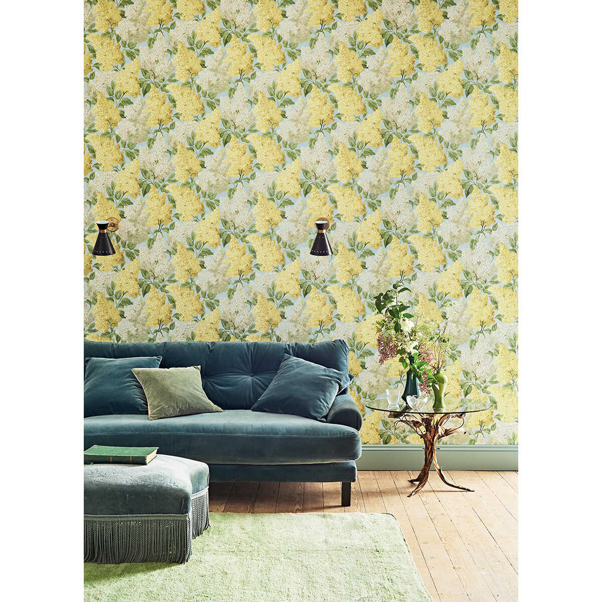 Lilac - Magenta/Blush/Charco - Cole & Son Wallpaper