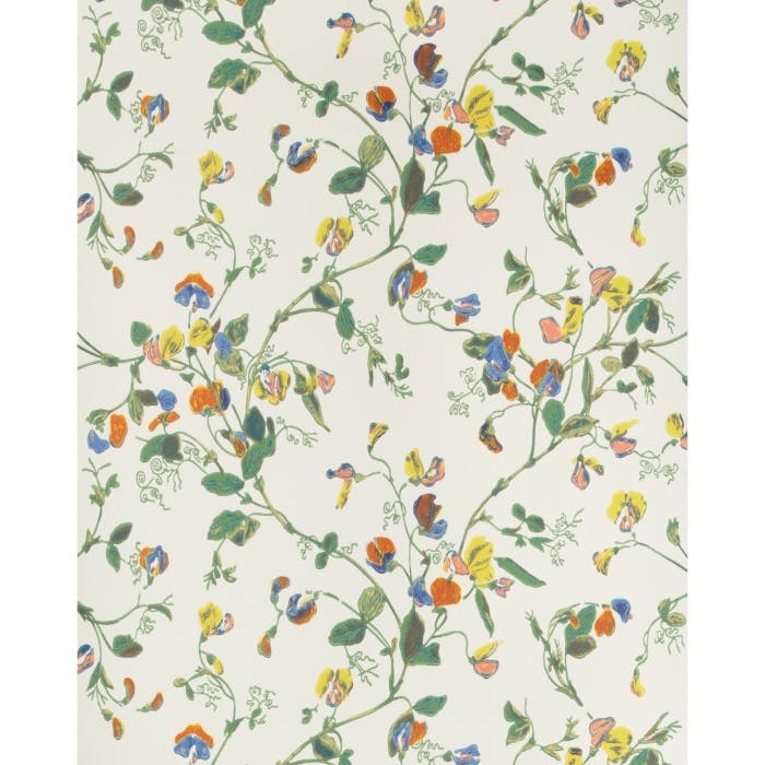 Sweet Pea - Autumnal Mul/Crm - Cole & Son Wallpaper