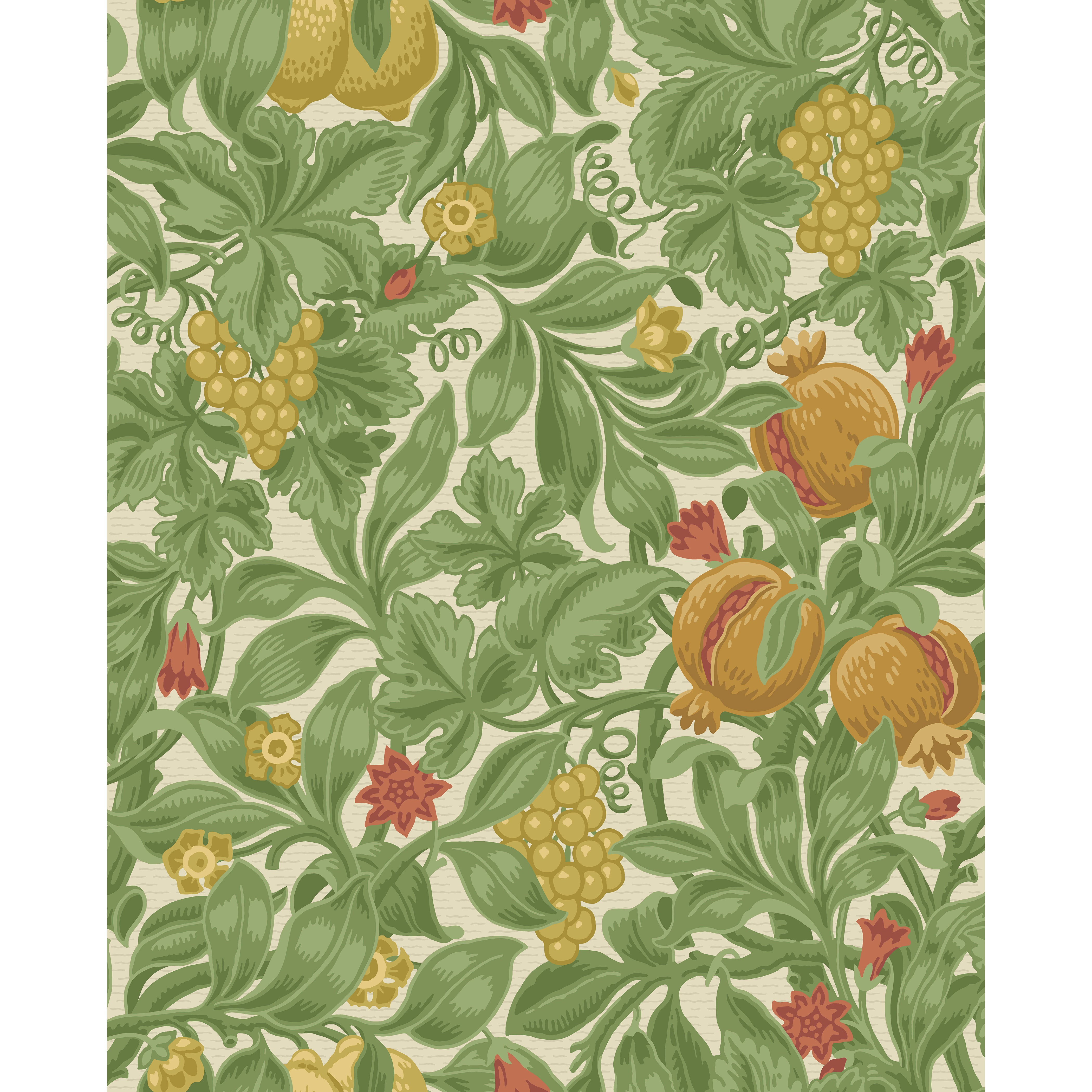 Vines Of Pomona - Ochr/Oliv - Cole & Son Wallpaper