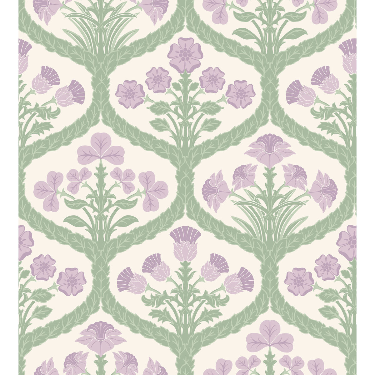 Floral Kingdom - Mulb/Olive - Cole & Son Wallpaper