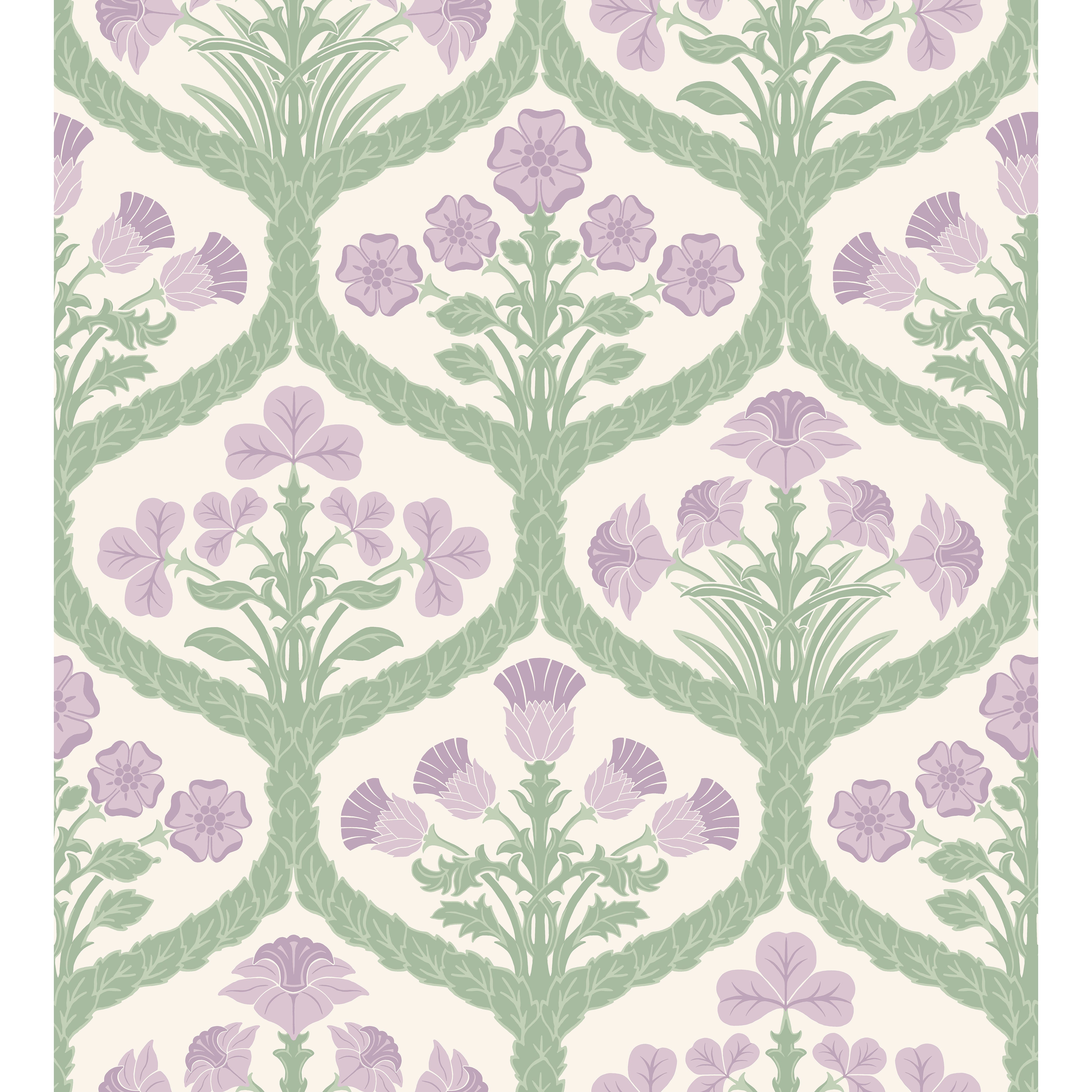 Floral Kingdom - Mulb/Olive - Cole & Son Wallpaper