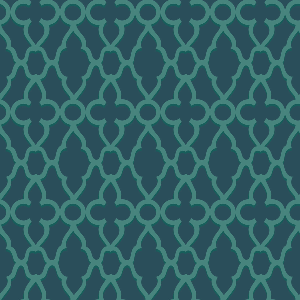 Treillage - Viridian/Ink