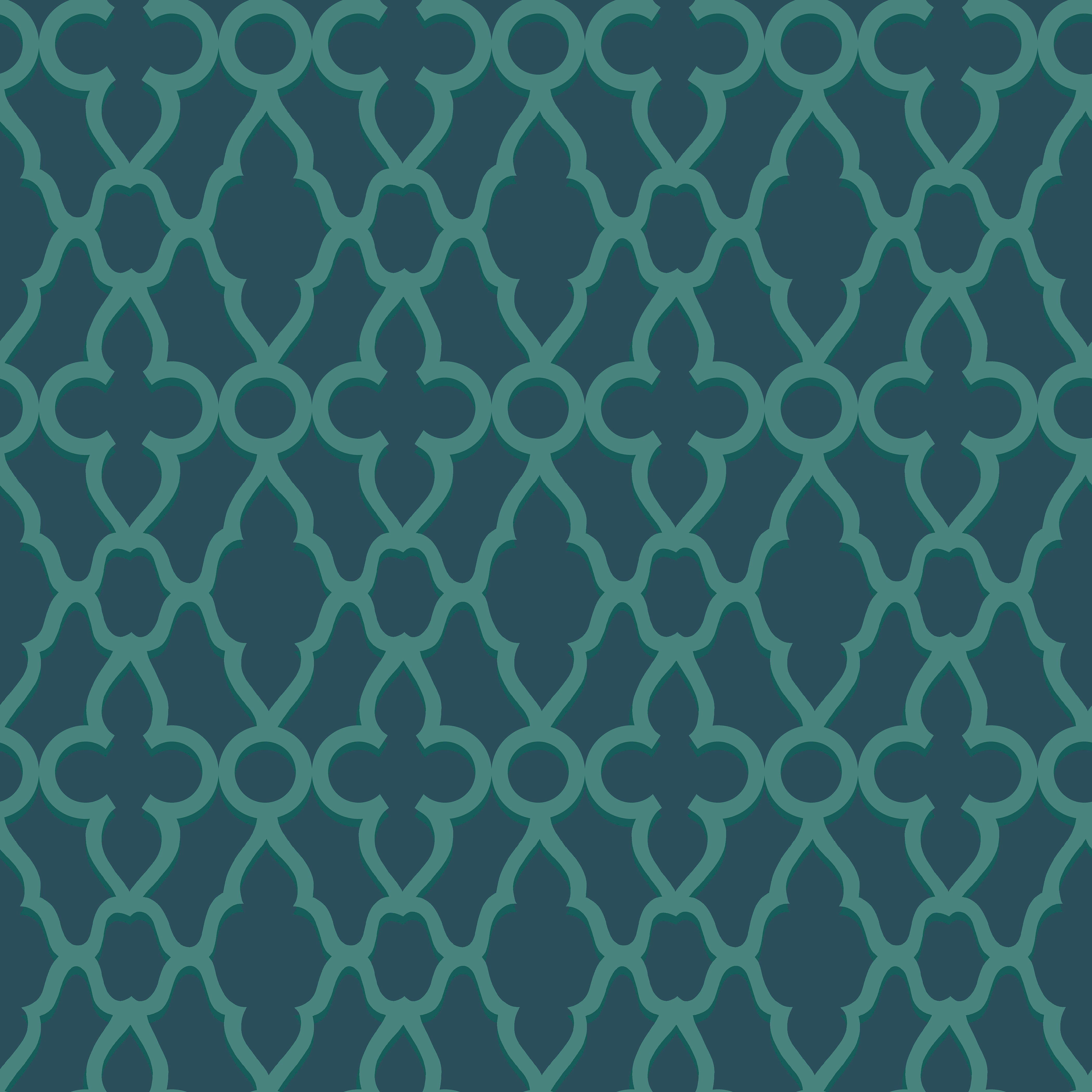 Treillage - Viridian/Ink - Cole & Son Wallpaper