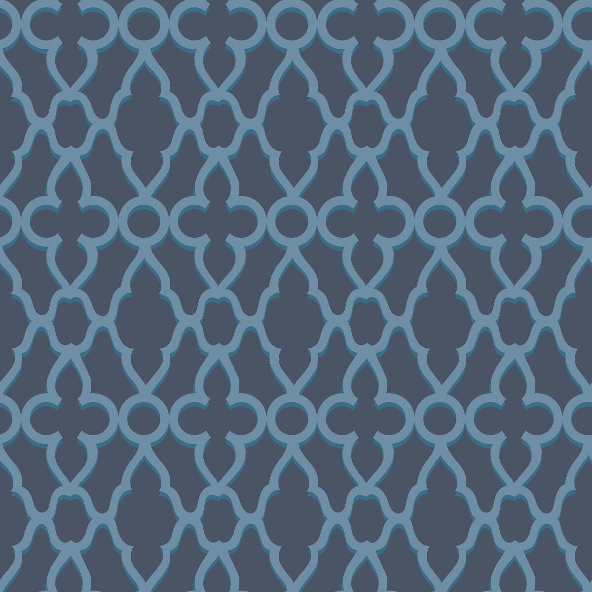 Treillage - Cerulean/Midnig