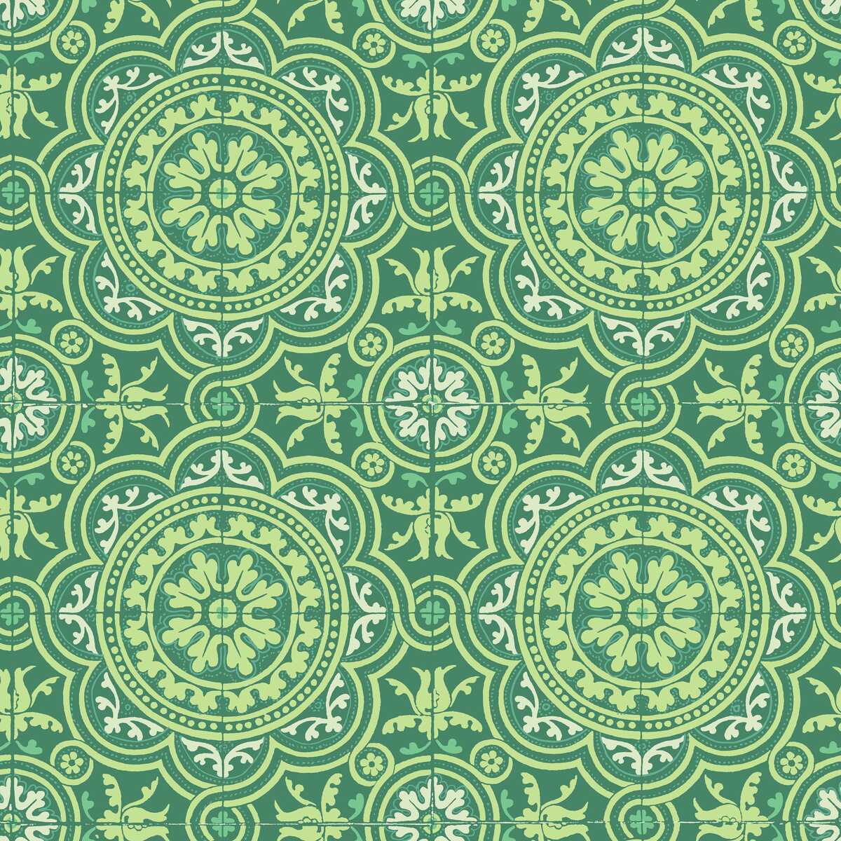 Piccadilly - Leaf Green & Mint On Forest