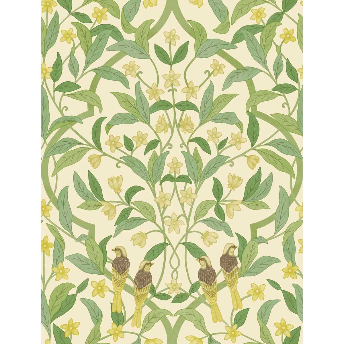 Jasmine & Serin Symphony - Chartreuse/Grn/Wt