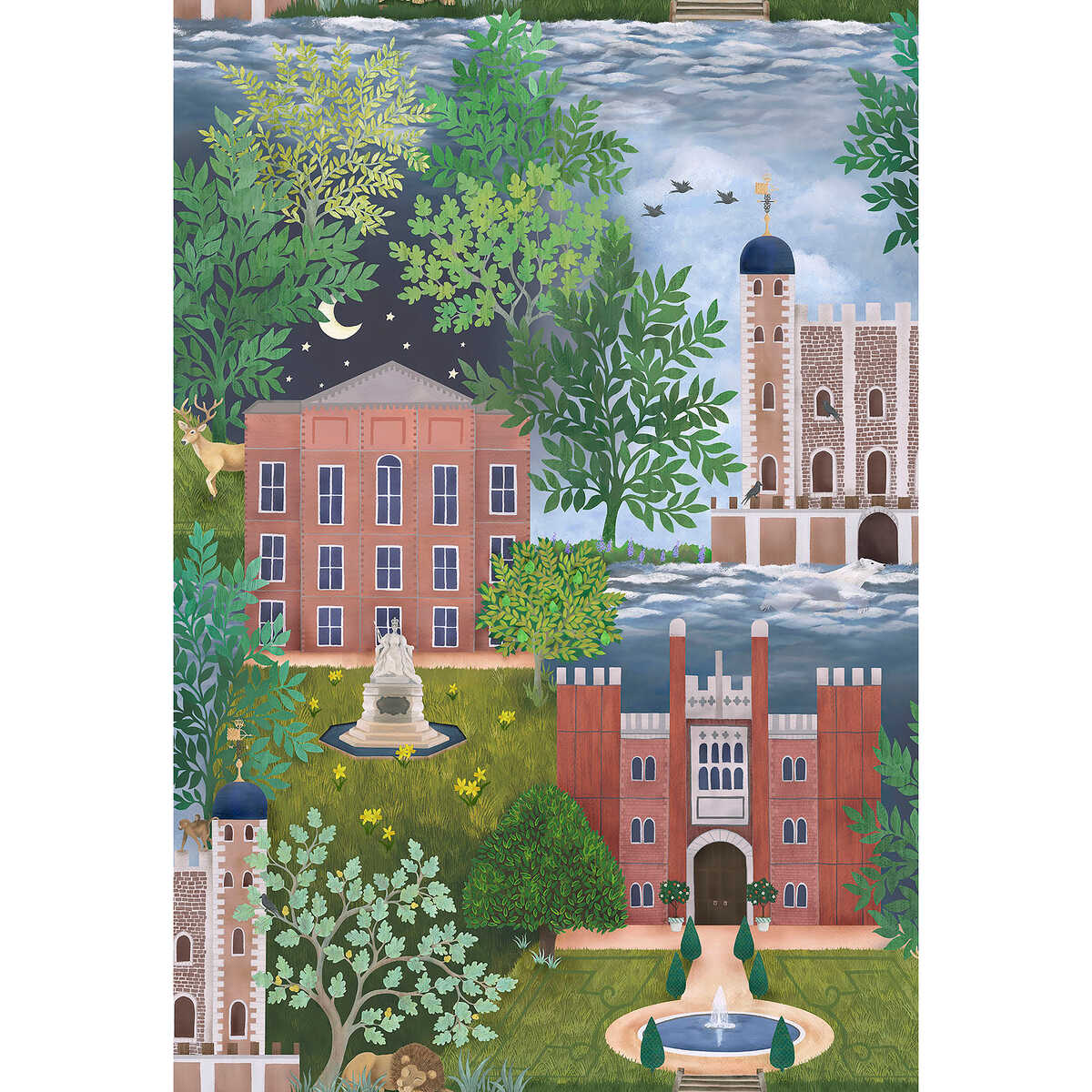 Palace Tales - Terracotta - COLE & SON Wallpaper