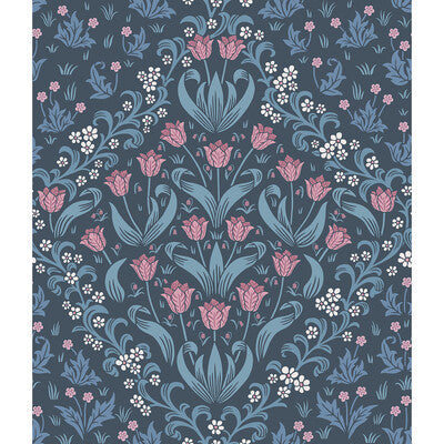118/2004.CS.0 - Tudor Garden - Fs&Cblu/Midn | Cole & Son Wallpaper - Cole & Son Wallpaper