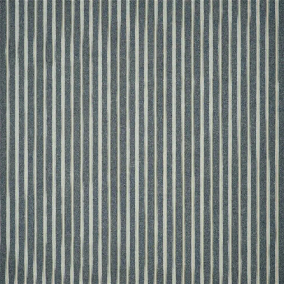FRL5009-03 Amelot Ticking Indigo by Ralph Lauren - The WorkRm