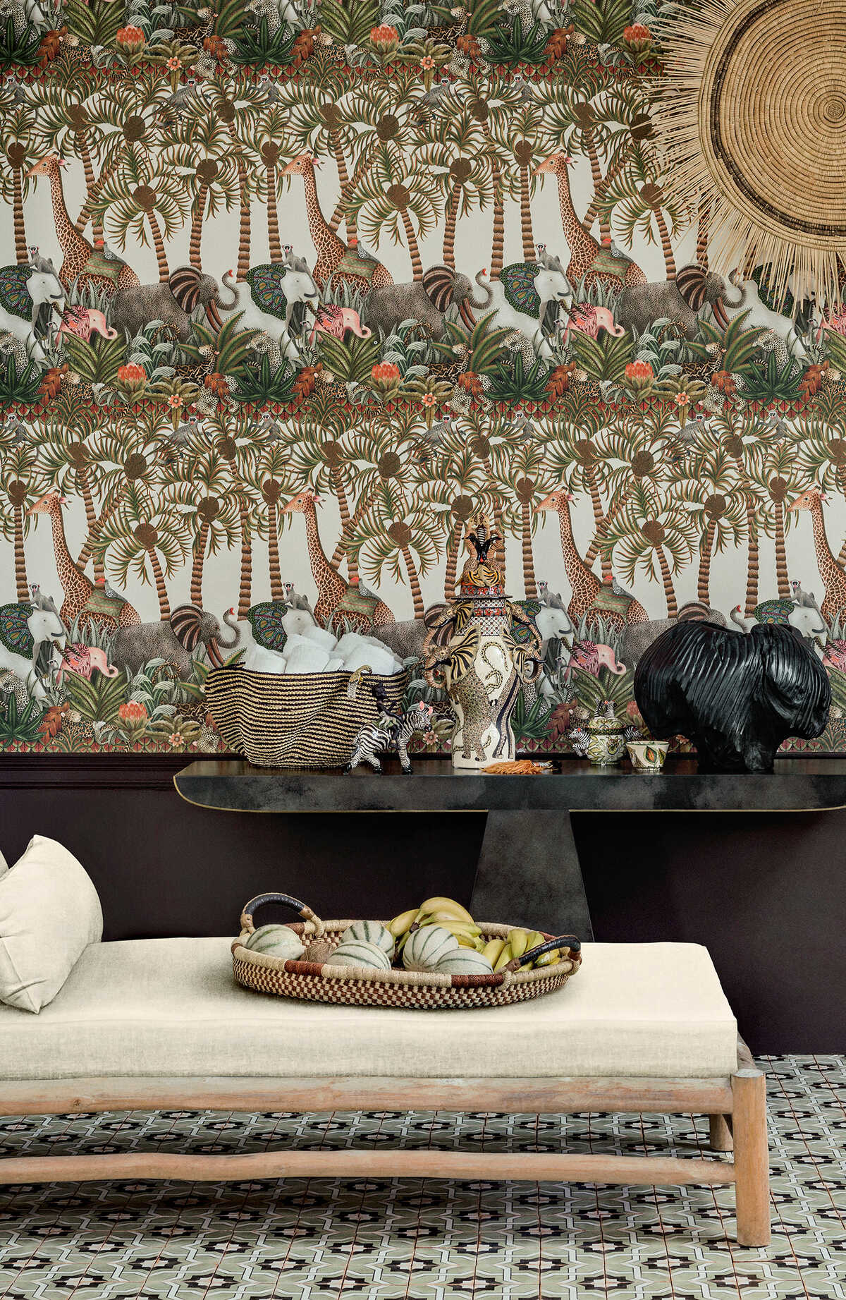Letaba March - Spgrn&Gngr/Crm - COLE & SON Wallpaper