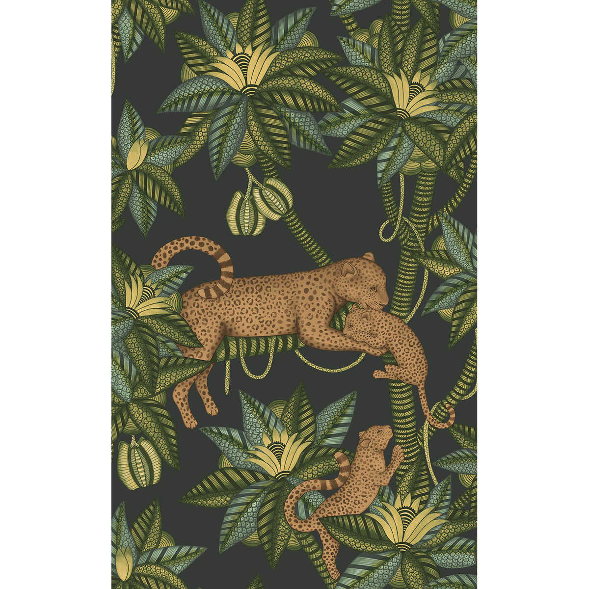 Satara - Sprgrn&Mtbrnz/Chrcl - COLE & SON Wallpaper