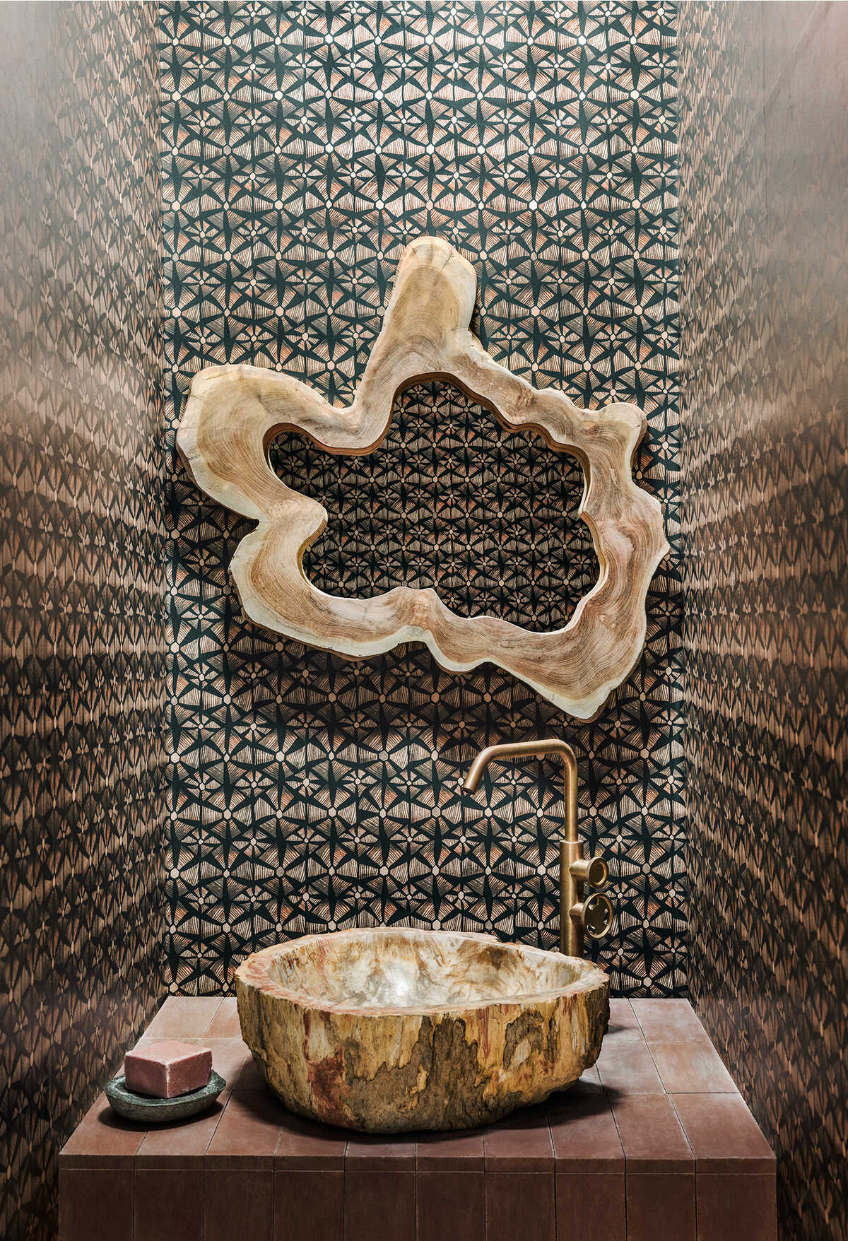 Kalahari - Spice & Black - COLE & SON Wallpaper