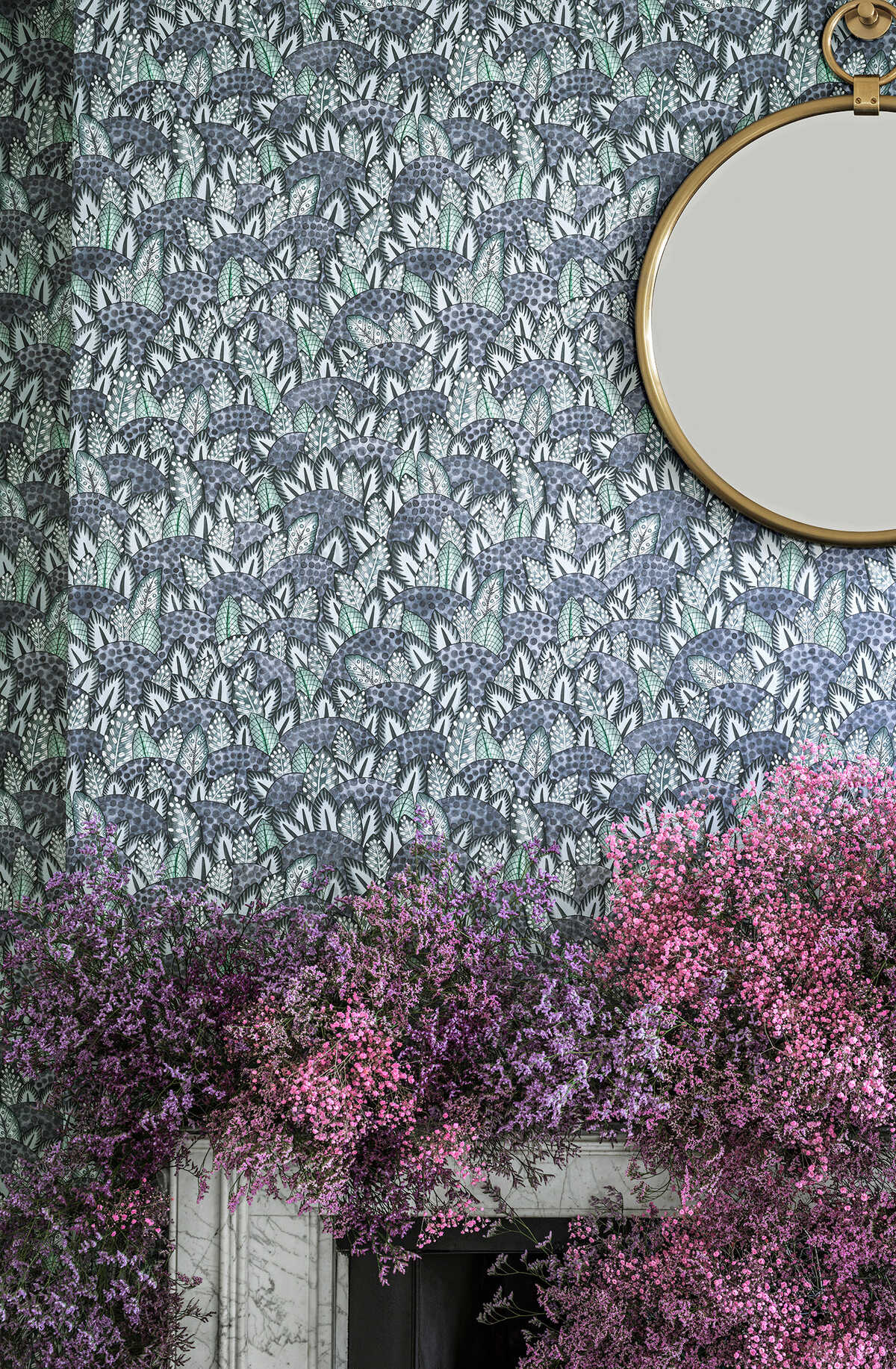 Zulu Terrain - Slate&Duckegg - COLE & SON Wallpaper